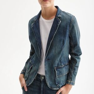 Nili Lotan Adi Denim Jacket Blazer Walker M3